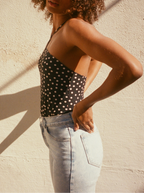 Top Capri Dots Noir et Blanc