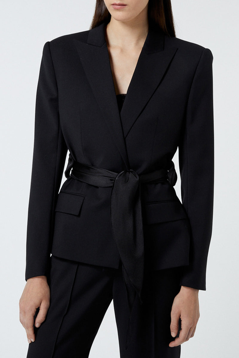The Kooples - Veste Avec Detail Noeud Ceinture - Femme
