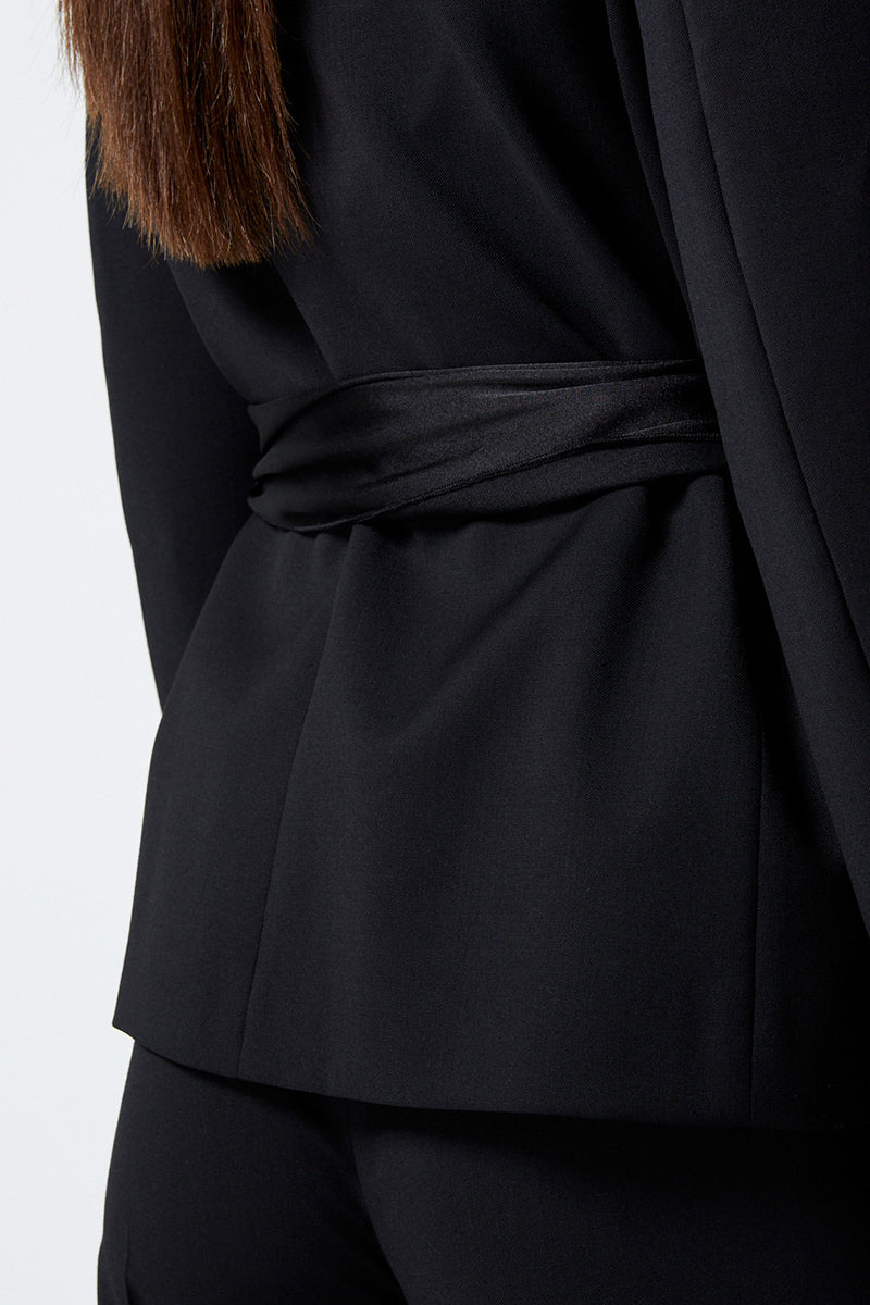 The Kooples - Veste Avec Detail Noeud Ceinture - Femme