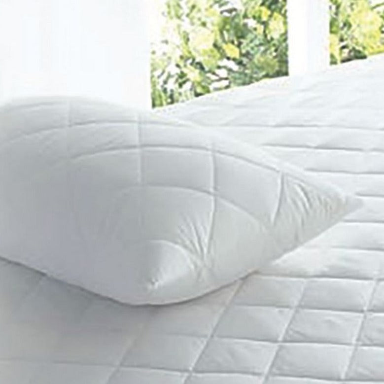 Olyna - Protège Matelas - 100% Bouclette Éponge & Imperméable - Blanc