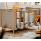 Kessi - Lit Bébé Avec Cannage - Naturel