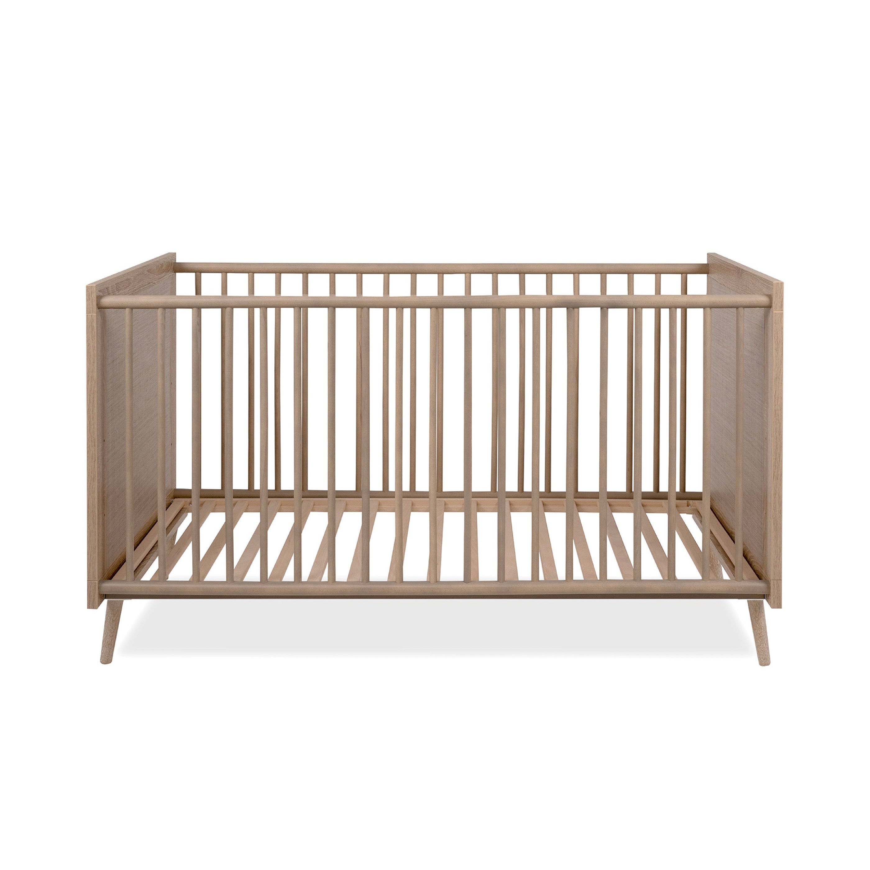 Kessi - Lit Bébé Avec Cannage - Naturel