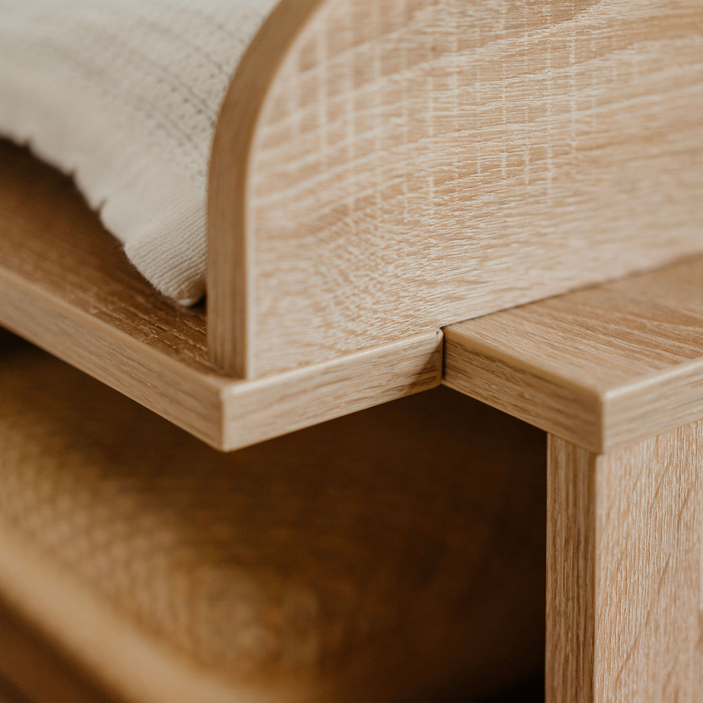 Kessi - Commode À Langer Avec Cannage - Naturel