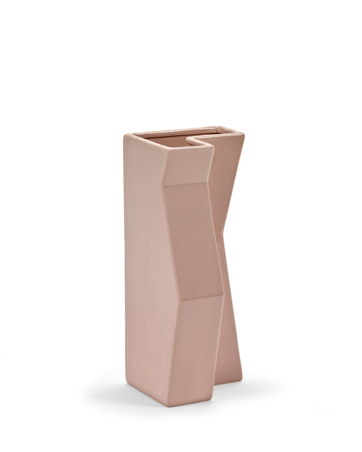 Sculptural Confluence Part 1 Bebop - Vase °4 - Grès - Rose