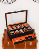 Boîte À Montres Jean 10 Emplacements + Tiroir