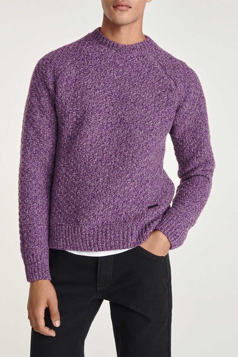 The Kooples - Jersey de lana Violeta Hombre