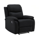 Zolara - Fauteuil De Relaxation Manuel En Pu - Noir