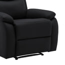 Zolara - Fauteuil De Relaxation Manuel En Pu - Noir