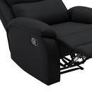 Zolara - Fauteuil De Relaxation Manuel En Pu - Noir