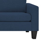 Lumina - Reversible Corner Sofa With Microfiber Ottoman - Blue