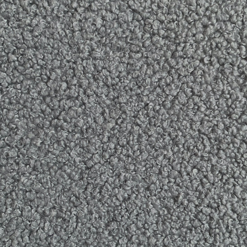 Siveco - Canapé D'Angle À Gauche Convertible Tissu Blouclette - Gris