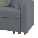 Siveco - Canapé D'Angle À Gauche Convertible Tissu Bouclette - Anthracite