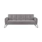 Vintex - Banquette 3 Places Clic-Clac - Microfibre - Gris