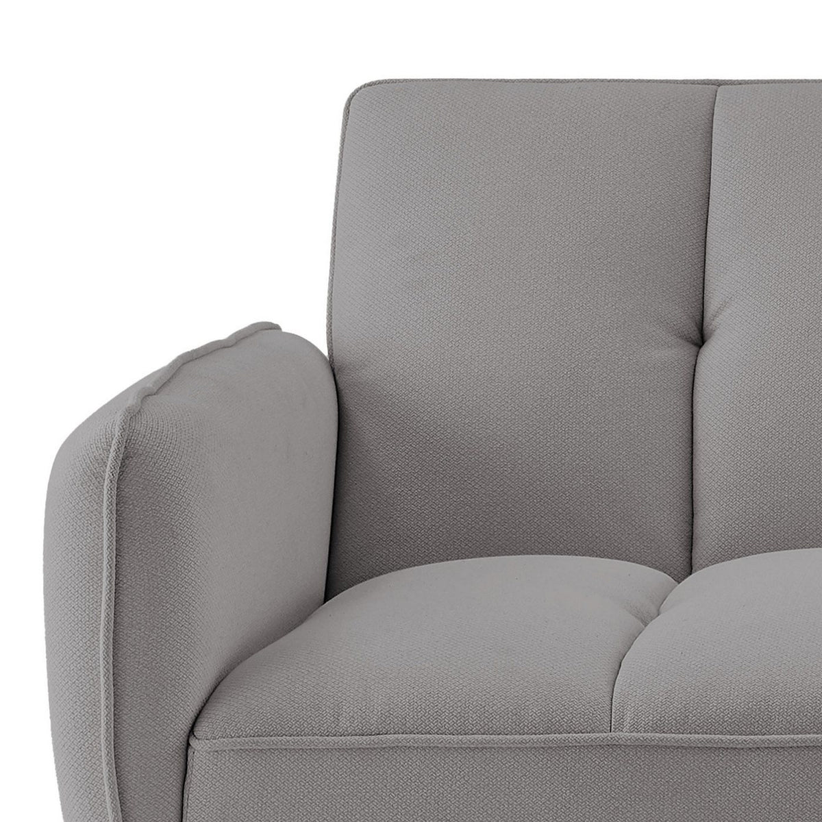 Vintex - Banquette 3 Places Clic-Clac - Microfibre - Gris