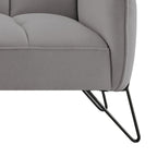 Vintex - Banquette 3 Places Clic-Clac - Microfibre - Gris