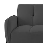 Vintex - Banquette 3 Places Clic-Clac - Microfibre - Anthracite