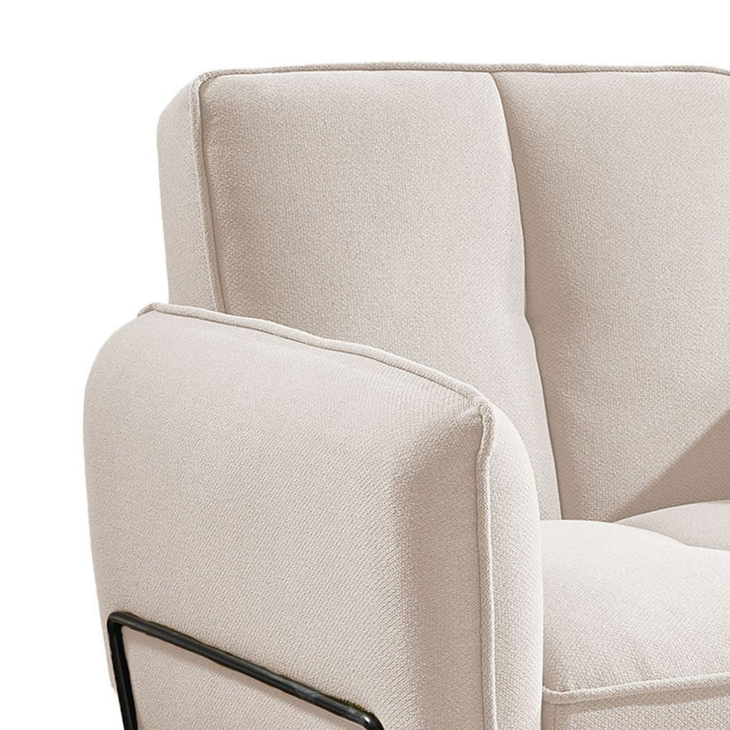 Vintex - Fauteuil - Microfibre - Beige