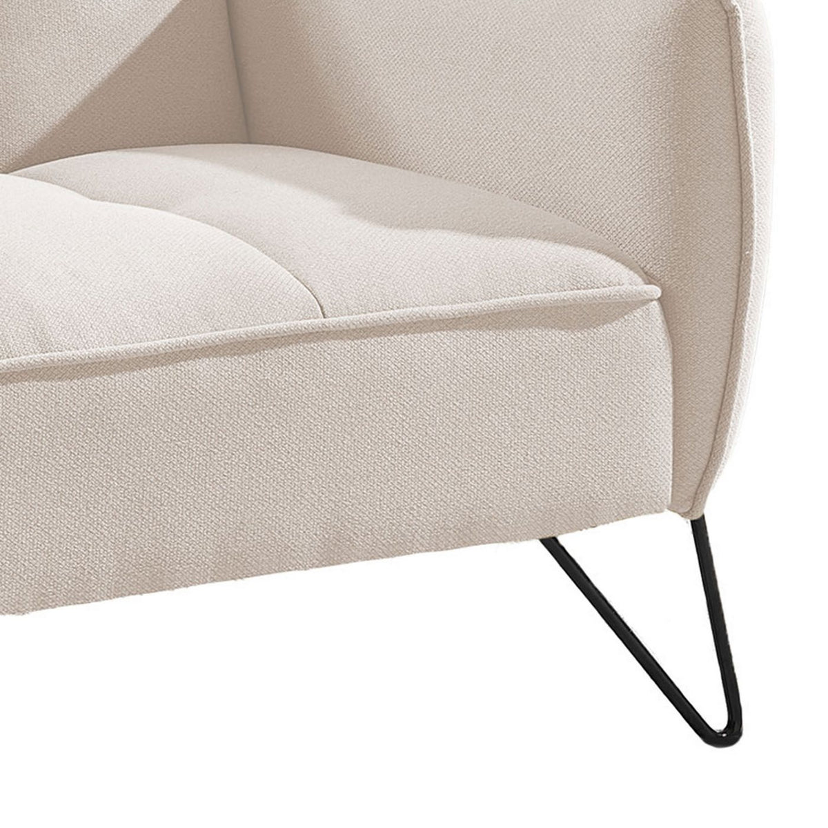 Vintex - Fauteuil - Microfibre - Beige