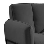 Vintex - Fauteuil - Microfibre - Anthracite