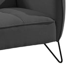 Vintex - Fauteuil - Microfibre - Anthracite