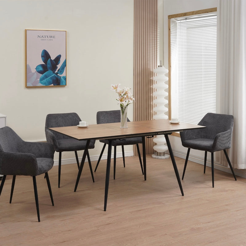 Scandi - Table De Repas Extensible Style Scandinave - Naturel