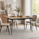 Scandi - Table De Repas Extensible Style Scandinave - Naturel