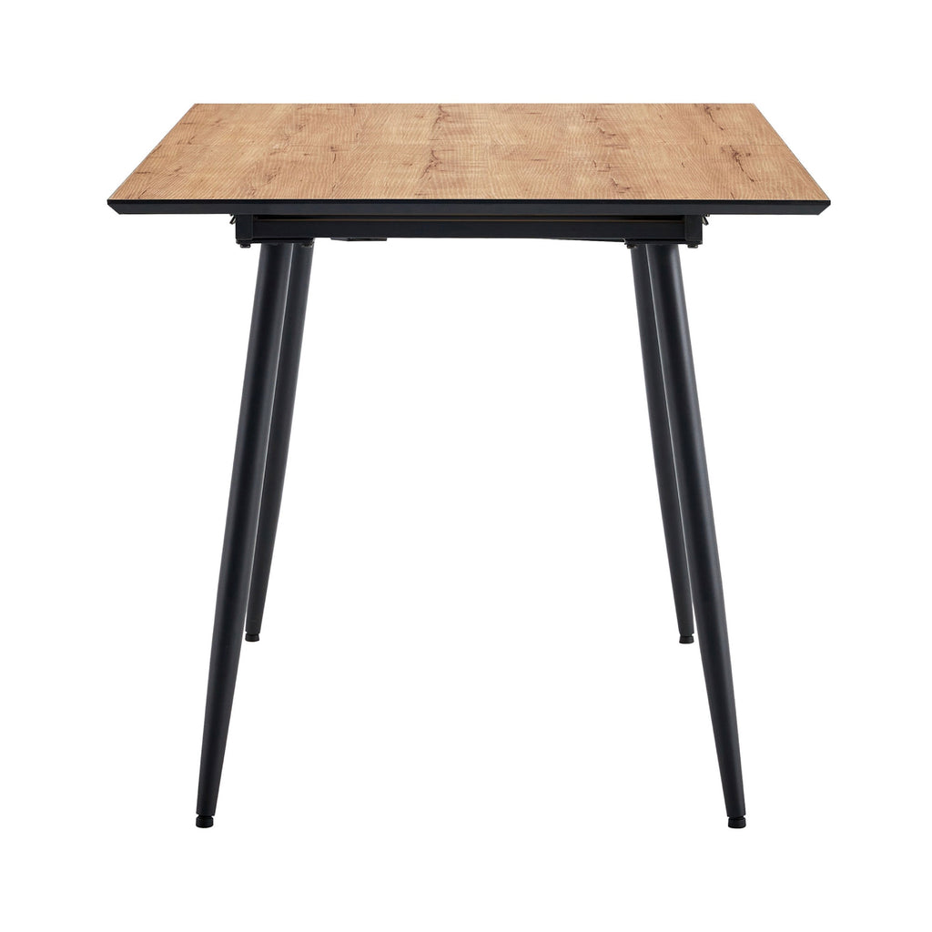 Scandi - Mesa de comedor extensible estilo escandinavo - Natural