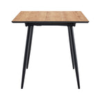 Scandi - Mesa de comedor extensible estilo escandinavo - Natural