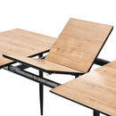 Scandi - Table De Repas Extensible Style Scandinave - Naturel