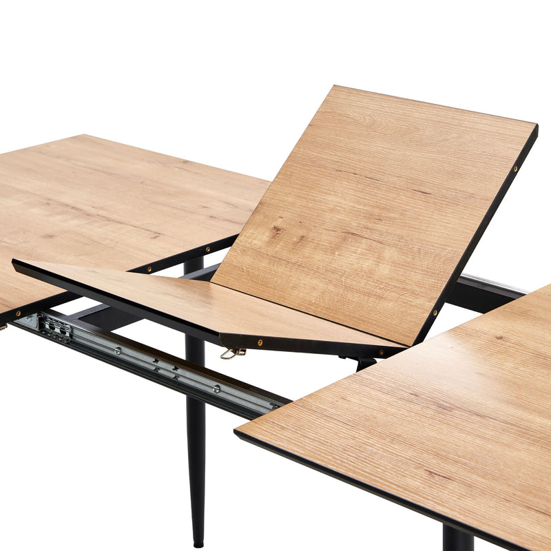 Scandi - Table De Repas Extensible Style Scandinave - Naturel