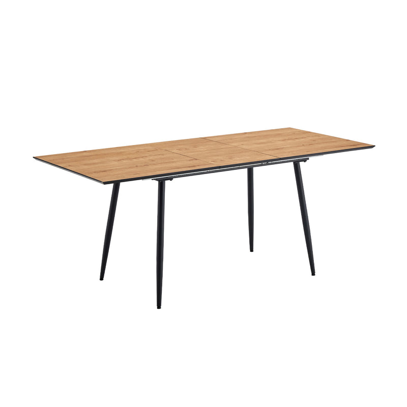 Scandi - Table De Repas Extensible Style Scandinave - Naturel