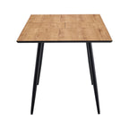 Scandi - Mesa de comedor extensible estilo escandinavo - Natural