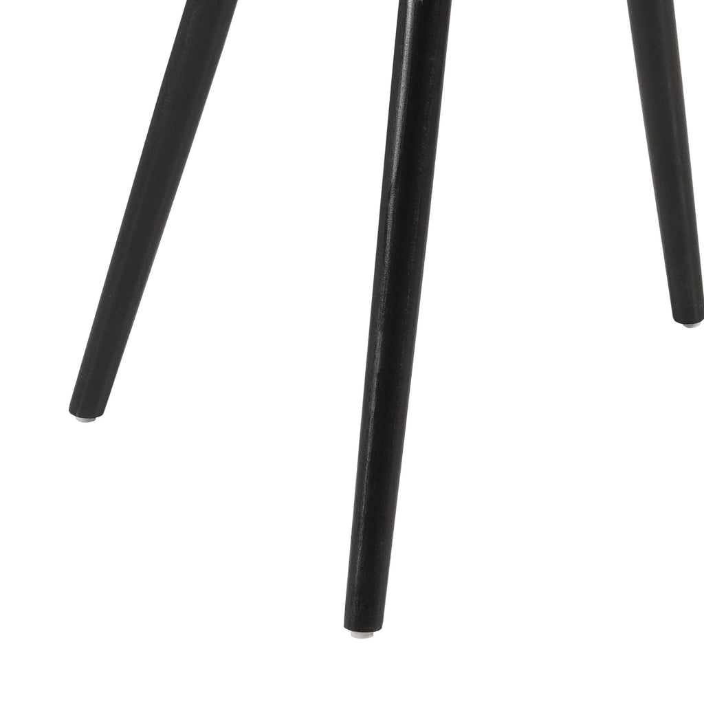 Scandi - Mesa de comedor redonda escandinava - Nogal