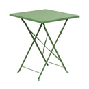 Baca - Ensemble Table + 2 Chaises De Jardin En Métal - Vert