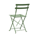 Baca - Ensemble Table + 2 Chaises De Jardin En Métal - Vert