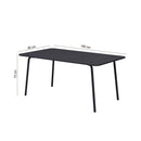 Baca - Table De Jardin En Métal - Gris