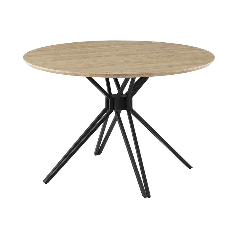 Alina - Table À Manger Ronde - Naturel