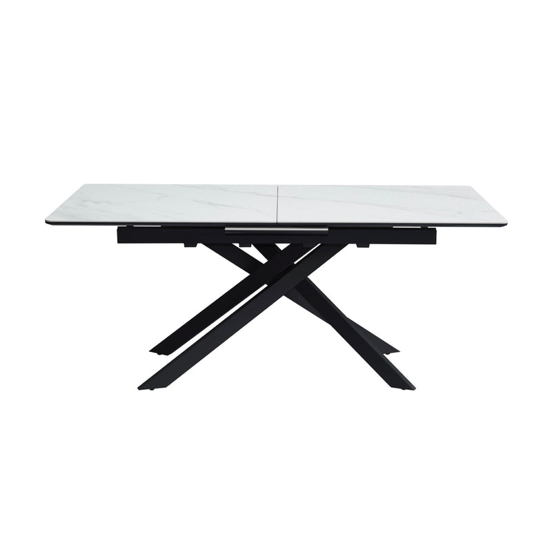 Inski - Table À Manger Extensible - Blanc