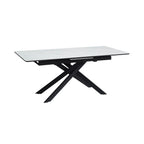 Inski - Table À Manger Extensible - 8 Places - Blanc