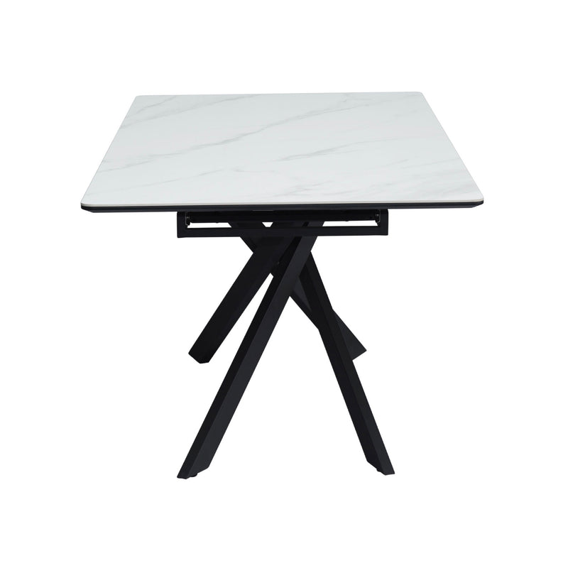 Inski - Table À Manger Extensible - Blanc