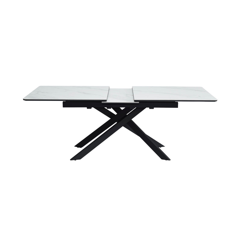 Inski - Table À Manger Extensible - Blanc