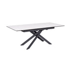 Inski - Table À Manger Extensible - 8 Places - Blanc