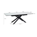Inski - Table À Manger Extensible - Blanc
