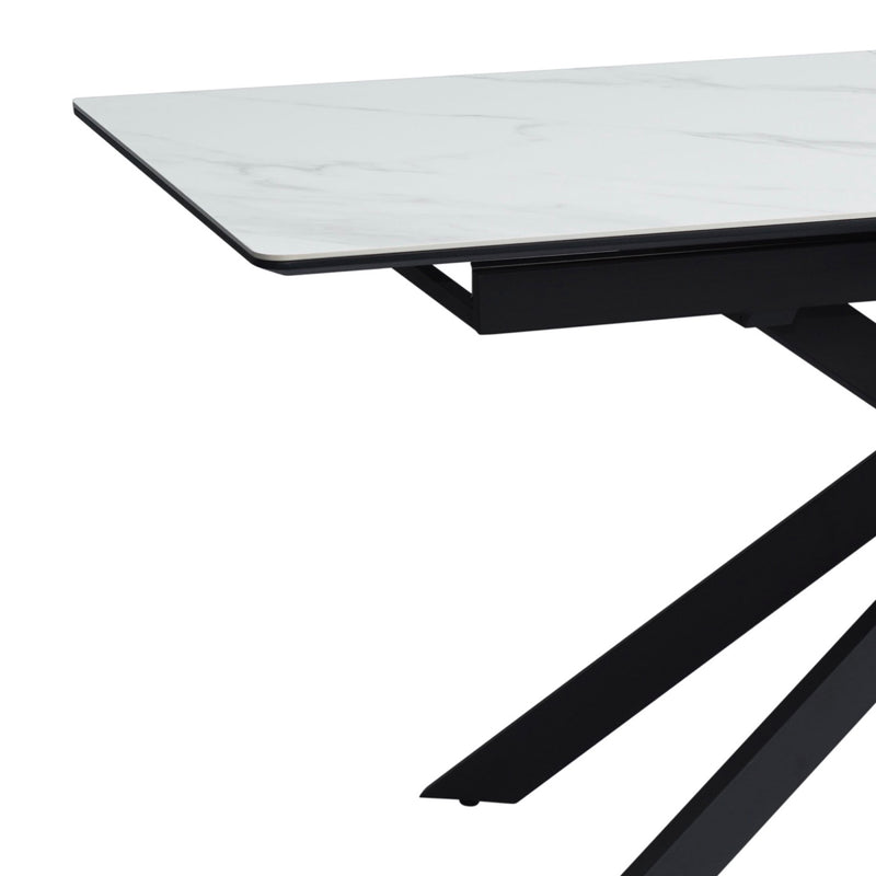 Inski - Table À Manger Extensible - Blanc