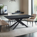 Inski - Table À Manger Extensible - Noir