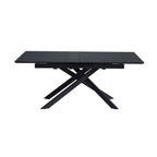 Inski - Table À Manger Extensible - 8 Places - Noir
