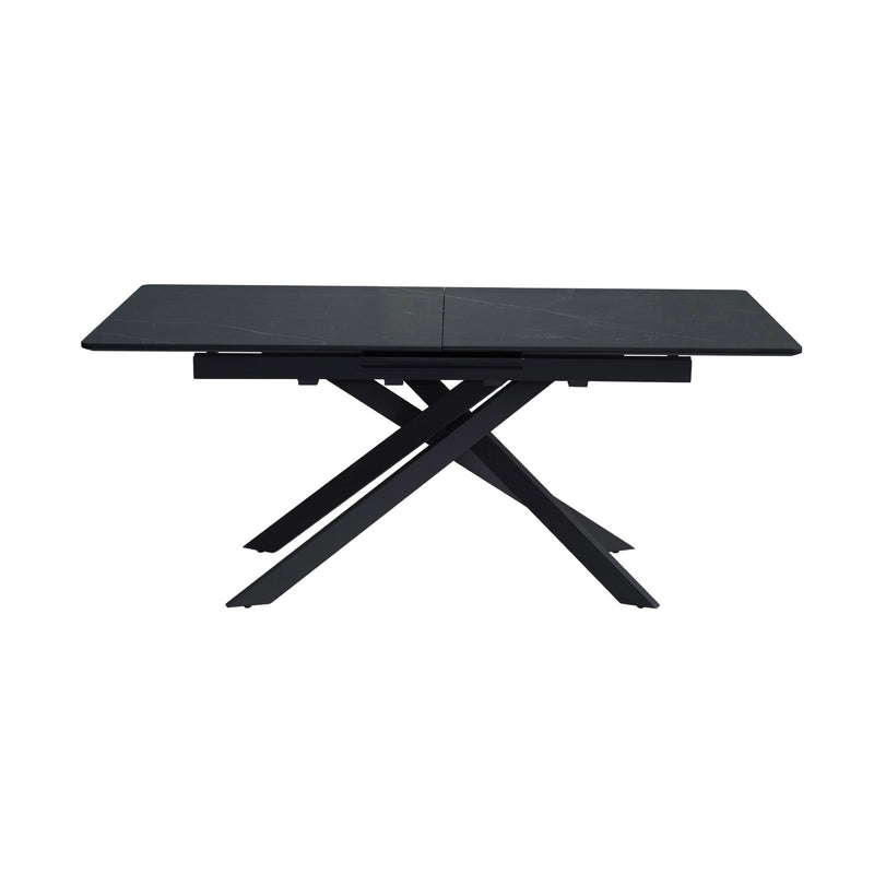 Inski - Table À Manger Extensible - Noir