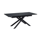 Inski - Table À Manger Extensible - 8 Places - Noir
