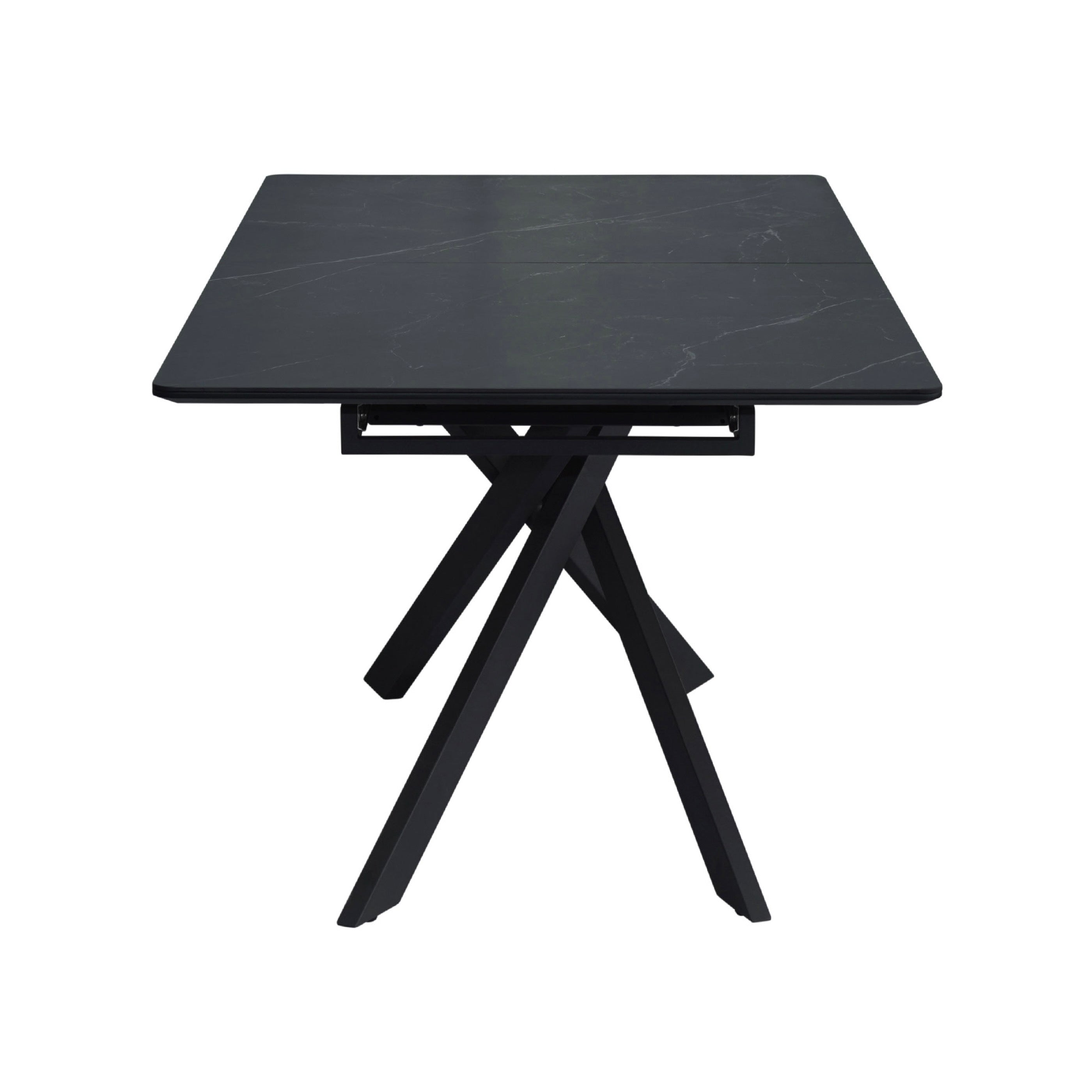 Inski - Table À Manger Extensible - 8 Places - Noir