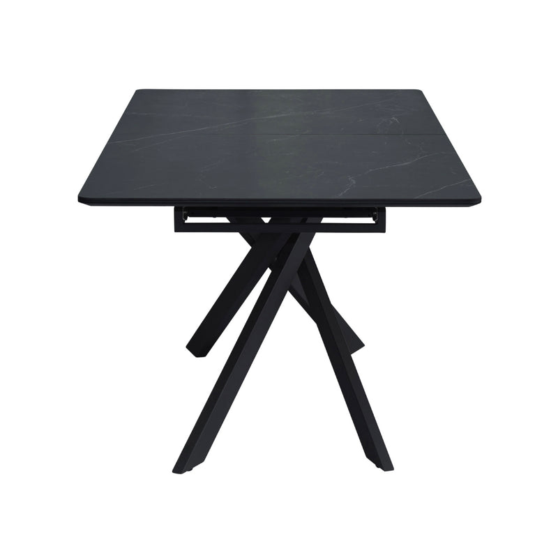Inski - Table À Manger Extensible - Noir